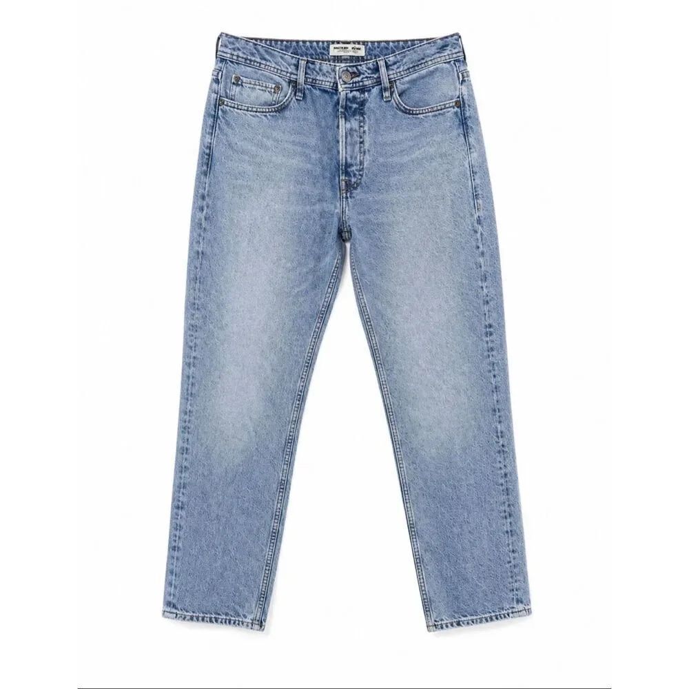 Jack & Jones Jeans Men’s Light Wash Denim Straight Slim Fit Casual Pants SZ 30